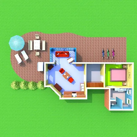 Appartement Seegang Mit Eingezaeuntem Grundstueck Flessenow
